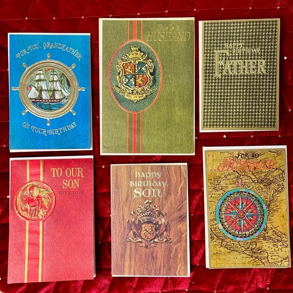 Vintage Ambassador Greeting Cards Set of 5 - unused